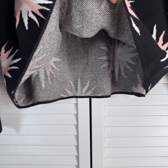 Anthropologie Maeve The Carys Mock Neck Sweater Black Starburst Pattern Medium - Picture 7 of 11